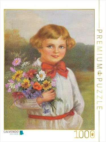 CALVENDO Puzzle Blumenkind | 1000 Teile Lege-Größe 48 x 64 cm Foto-Puzzle für glückliche Stunden
