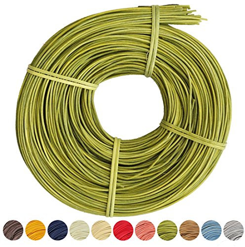 famos Peddigrohr/Flechtmaterial 2,25mm / ca. 250g (olivgrün)