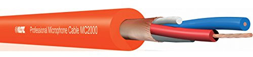 Klotz MY206, 30m Rolle, rot professionelles Mikrofonkabel