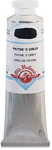 New Masters Acryliques classiques de Old Holland Gris de Payne 60ml tube