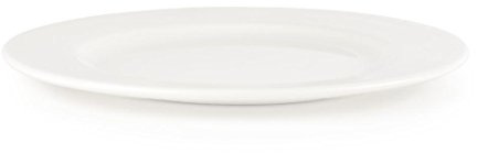Plain Whiteware Classic Plate