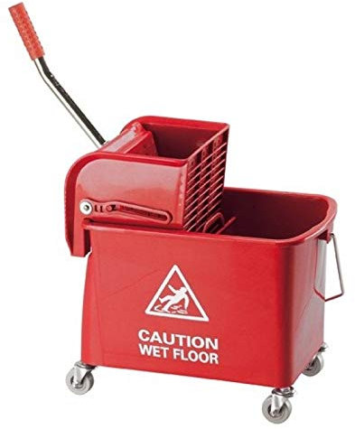 Robert Scott Red Plastic Mop Bucket 20L
