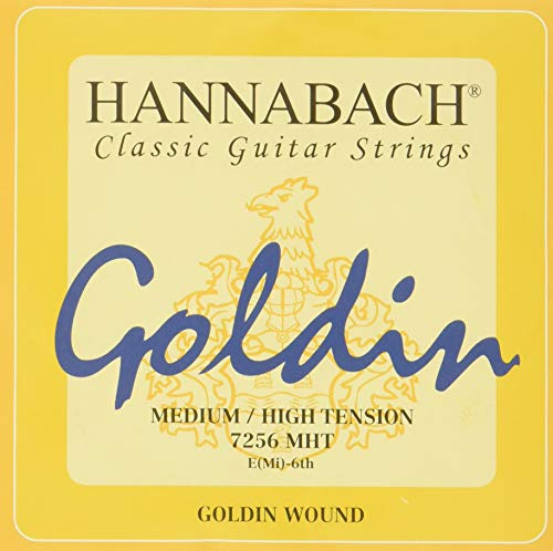 Hannabach Classical Guitar Strings Series 725 Medium/High Tension Goldin - E6 - 7256MHT
