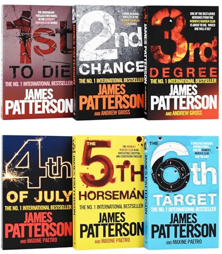 James Patterson Womens Murder Club Series 1 Collection (Books 1 To 6)