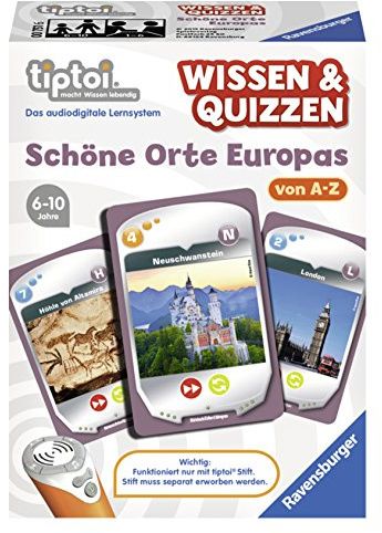 Ravensburger 00751 - tiptoi Spiel Wissen & Quizzen Schöne Orte Europas