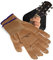 Musiker Praxis Handschuh - 2er Pack Gitarrenhandschuhe für Damen und Herren, Fingerspitzenschutz zum Spielen von Saiteninstrumenten, Handproblemen und mehr, Nylon dünne Handschuhe für Indoor/Outdoor Gigs, XL, Beige