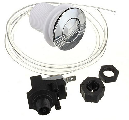 Pneumatik Schaltung, Drucktaster 1AG, Druckwellenschalter 230V 16A, 5m Schlauch 3mm ID