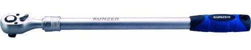 Kunzer 7VR12 Verlängerungsknarre 1/2 mit 48 Zähnen, vierstufig ausziehbar von 450-600 mm - max. Belastung bis 700 Nm