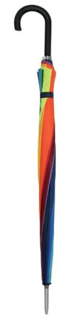 Doppler DOPPLER71530RRAINBOW, Damen Gepäck- Handgepäck, Arc-en-ciel, Diameter Open 131cm Length Closed 103cm -