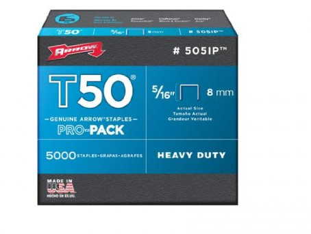 Arrow T50 Staples Box 5000 8mm - 5/16in