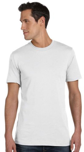 BELLA+CANVAS Unisex Jersey Short-Sleeve T-Shirt L ASH