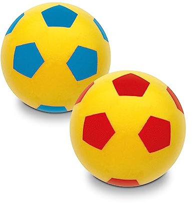 Mondo Toys – Soft Ball 140 – Schwammball Durchmesser 14 cm – 1 weicher Ball – sortierte Farben – 07851