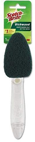 3M Dishwand, Green, Yellow, 1 Count (Pack of 1)