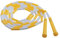 Champion Sports Klassische Kunststoff-Springseile mit Perlen – Phys. Ed, Fitnessstudio, Fitness und Freizeit, 2,4 m, Gelb/Weiß