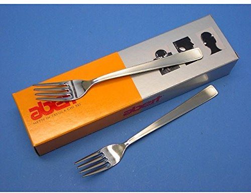 Abert Boston Posate Servizio di Forchette per Frutta in Acciaio Inox 12 Pz