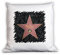 Herz & Heim® Kissen - Walk of Fame - (40 x 40 cm) für Ihren persönlichen Star mit Gratis Namensaufdruck ideales Vatertagsgeschenk oder Muttertagsgeschenk