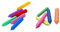 Läufer 69366 Ratzefix Radiergummi, Kunststoff-Radierer in Stiftform, farbig sortiert in Pastellfarben