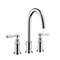 AXOR 16514831 Wasserhahn mit Hebelgriffen, Messing, Polierts Nickel, 1.25