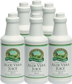 Nature's Sunshine Aloe Vera Juice (946 ml) Certified IASC PACK OF 6
