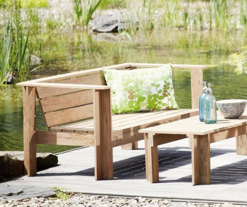 Jan Kurtz 491111 Batten Sofa/Sitzbank Garten Teak