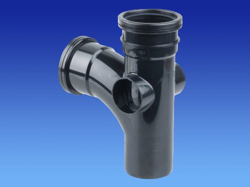 Wavin OSMA Ring Seal OSMASOIL 3S190 BLACK 82MM S/S SINGLE BRANCH 87.1/2 DEGREE