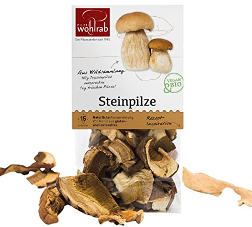 20g Bio Steinpilze – Getrocknete Pilze Vegan / Getrocknete Steinpilze | Pilze Wohlrab
