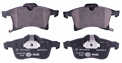 HELLA PAGID 8DB 355 009-221 Bremsbelagsatz - T1225 - Bremssystem: Teves - mit akustischer Verschleißwarnung - für u.a. CHEVROLET / HOLDEN / OPEL / SATURN