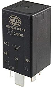 HELLA 4RV 008 188-181 Steuergerät, Glühzeit - 12V - 7-polig - Vorglühzeit: 7sec. - nachglühfähig - mit externer Temperaturerfassung