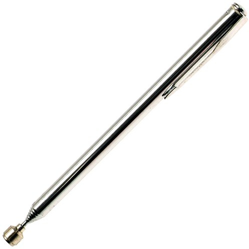 ALKAN - Teleskop Magnetheber/Magnetgreifer/Magnetstab/Magnetstift ausziehbar mit Clip Länge 63 cm stark Zugkraft 700 g