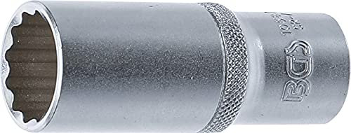 BGS 10687 | Douille pour clé, douze pans, longue | 12,5 mm (1/2) | 22 mm