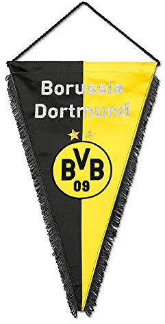 Borussia Dortmund Schwarzgelber Seidenwimpel mit BVB Logo One Size