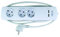 REV Ritter Steckdosenleiste 3-fach mit 2x USB-Anschlüssen, 1,4 m, weiß, 0012328114