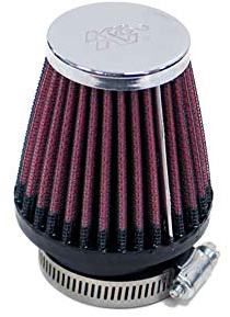 K&N Universal Clamp-On Air Filter: High Performance, Premium, Washable, Replacement Filter: Flange Diameter: 2.125 In, Filter Height: 3 In, Flange Length: 0.625 In, Shape: Round Tapered, RC-2330