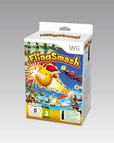 Wii - FlingSmash + Remote Plus schw., 1St.