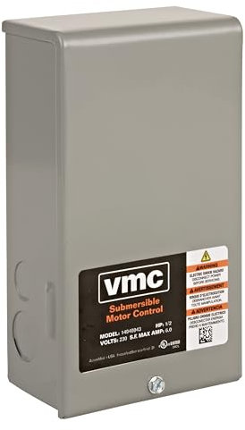 Red Lion 640190 RLCB07-230 3/4-HP 230 Volt VMC Steuerbox für Unterwasserpumpe, Grau