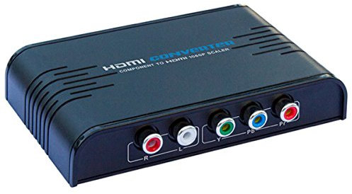 Nueva LKV356 720 P/1080 P 5RCA componente RGB de audio y vídeo YPbPr a HDMI convertidor escalador adaptador para PSP XBOX HDTV Lenkeng