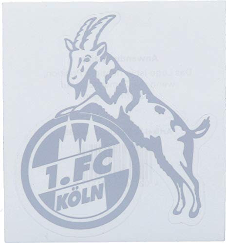 1. FC Köln Naklejka przezroczysta (srebrna)