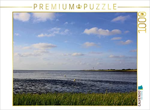 CALVENDO Puzzle Eckwarderhörne bei Ebbe | 1000 Teile Lege-Größe 64 x 48 cm Foto-Puzzle für glückliche Stunden