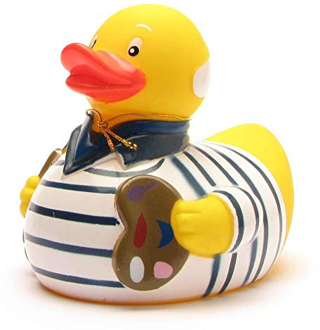 DUCKSHOP | Pablo Picasso Rubber Duck | Bathduck | L: 11 cm