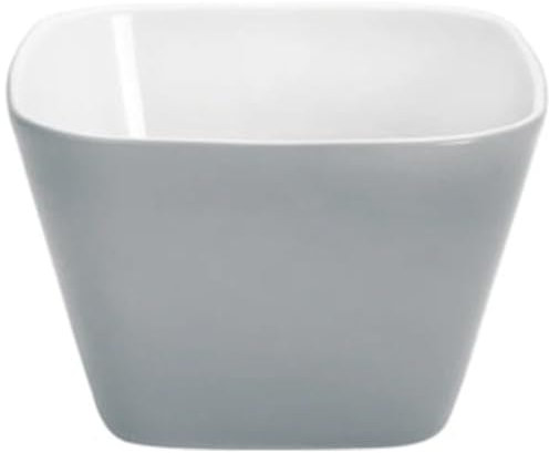 KAHLA 206010A72493C Pronto Colore kleine Schale eckig 6x6 cm cool gray|graues Schälchen aus Porzellan