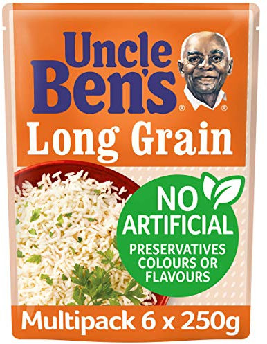 Uncle Ben's Express-Reis Spitzen-Langkorn-Reis, 6er Pack (6x 250g)