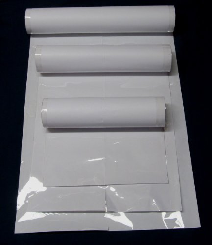 15 Yards Brodart Fold-On Archival Book Jacket Covers LARGE Roll Combo - 10, 12 & 14 by Brodart