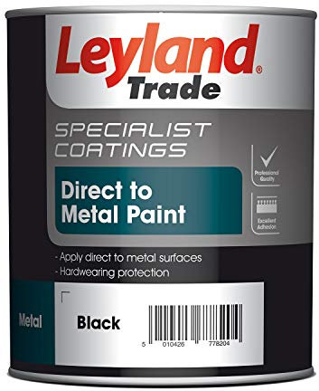 Leyland Speciality Direct To Metal Paint - Black 750 ml