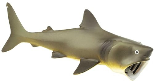Toob 223429 Hai Ltd Wild Safari Sea Life Basking Shark Pädagogische handbemalte Figur, hochwertige Konstruktion aus sicheren und BPA-freien Materialien F, ['Grau-braun']