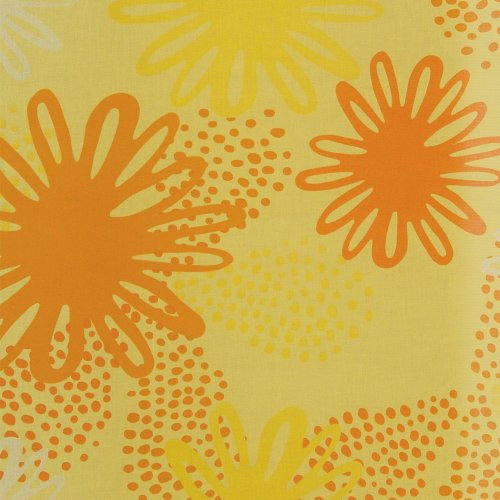 Flächenvorhang Stoff Venezia, Schiebevorhang Dekor orange