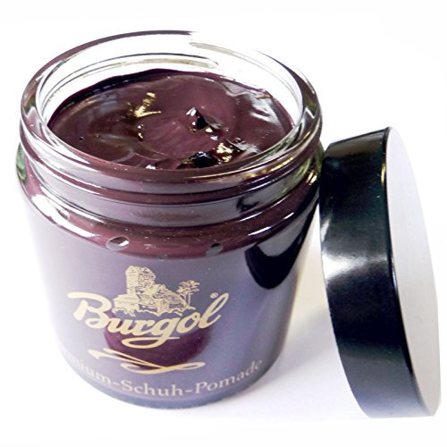 Burgol Pomade - Versorgt Leder mit Nährstoffen. Mischemulsionscreme. In verschiedenen Farben erhältlich.