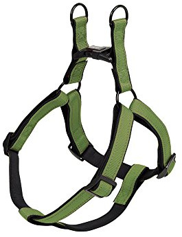 Nobby Geschirr Classic Reflect Soft, lindgrün/schwarz Brust: 50/72 cm, B: 20 mm, 1 Stück