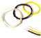 Guitar wire 3x 1 meter lengths of cloth 22 gauge vintage waxed for pickups, pots