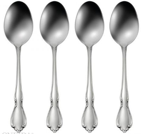 Oneida Chateau Dinner Place Spoons - Set of 4