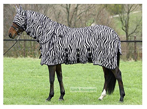 Fliegendecke Zebra Halsteil abnehmbar (145cm)